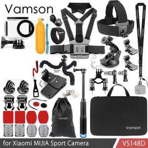 Vamson voor Xiaomi MIJIA Accessoires Kit Waterdichte Behuizing Cas Frame Box Statief Mount Monopod voor MIJIA Sport Camera VS148