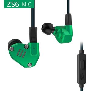 KZ ZS6 2DD + 2BA Hybrid In Ear Oortelefoon HIFI DJ Monito Running Sport Oortelefoon Oordopje Headset Oordopjes KZ ZS6 ZS10 ZS5 AS10 ES4