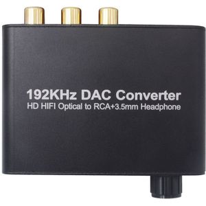 192Khz Dac Fiber Coax Converter 5.1 Hd Digitale O Decoder Ondersteuning AC-3/Dts Volume Aanpassing Decoder
