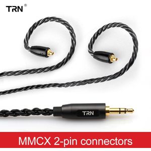 Trn 6 Kern Hoge Zuiverheid Koperen Kabel Met 3.5Mm Mmcx/2Pin Connector Voor Tfz Trn V30 V80 IM1 IM2 Trn X6