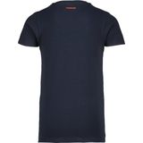 Vingino B-basic-tee-vnss Polo's & T-shirts Jongens - Polo shirt - Donkerblauw - Maat 110/116