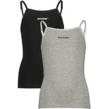 Raizzed Singlet Nora - set van 2 Zwart/Grijs Melange