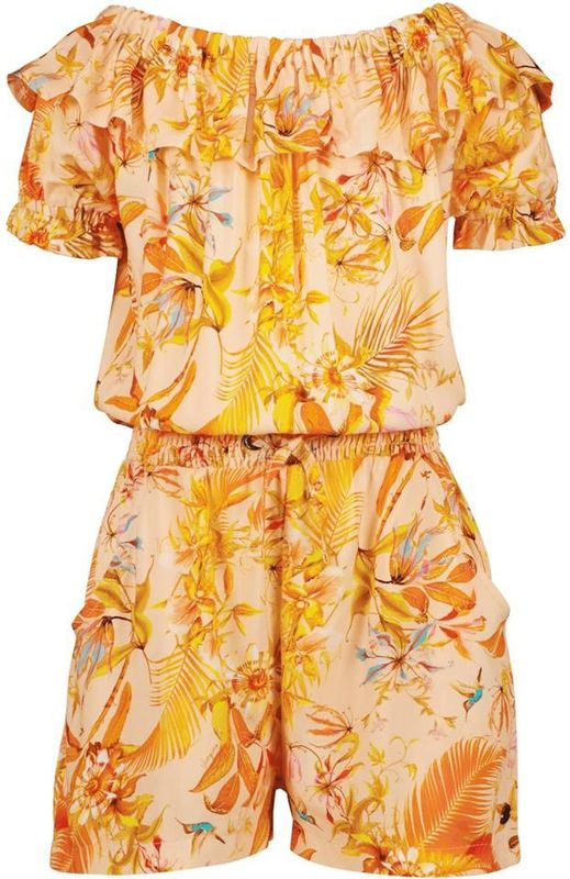 Vingino Gebloemde Jumpsuit PHILINE Oranje/Multi