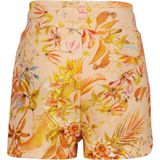 Vingino Gebloemde Slim Fit Short Ramiena Oranje/Multi