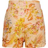 Vingino Gebloemde Slim Fit Short Ramiena Oranje/Multi