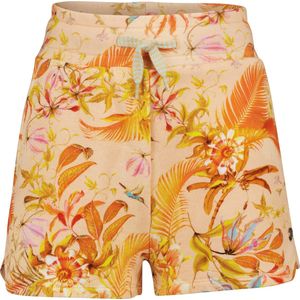 Vingino Gebloemde Slim Fit Short Ramiena Oranje/Multi