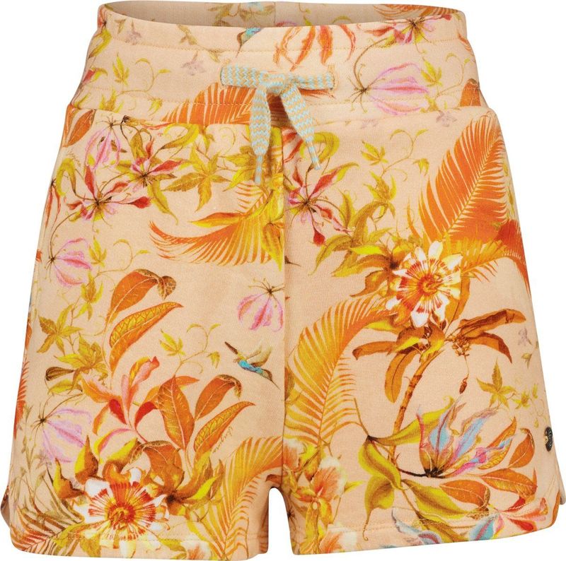 Vingino Gebloemde Slim Fit Short Ramiena Oranje/Multi