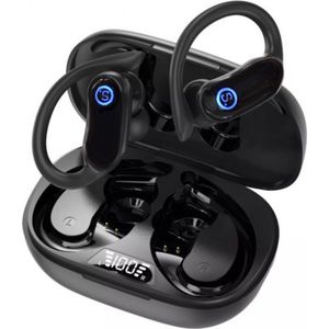 Sonume Sport Pro - Draadloze Oordopjes - Zwart - Bluetooth - Lange Batterijduur