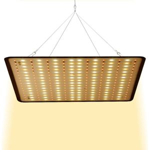 a sunny day LED groeilamp - bloeilamp - kweeklamp - stimuleert bloei - grow light - groeilamp wit licht - 45 Watt - 30 x 30 cm - 225 LEDs