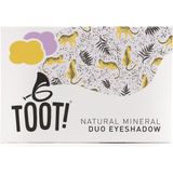 Natuurlijke Cheetah - Oogschaduw - Goudgeel - Paars