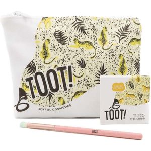 TOOT! Cheeky Cheetah Eyeshadow Set - Goudgeel - Kinder make up - Tiener make up - Vegan