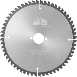 RStools HM cirkelzaag BasicLine Ø216 x 2,6 x 30 mm T=60 aluminium