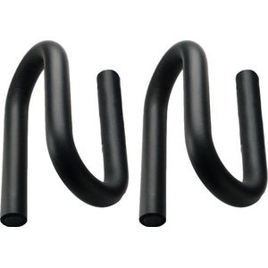 db SKILLS push up bars - opdruksteun zwart - home workout - foam handvaten - Anti slip - fitness accesoires