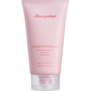 Boozyshop ® Salicylic Acid Cleanser - Gezichtsreiniger - Hydrateert en kalmeert je huid - Reinigt je poriën - Verwijdert dode huidcellen - Bevat Vitamine C - Vegan - 150 ml