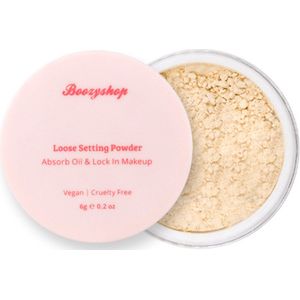 Boozyshop ® Loose Setting Powder Banana - Foundation - Fixing powder - Gezichtspoeder - Setting powder - Loose powder - Setting poeder - Finishing powder - Matte finish - Vegan