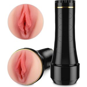 Masturbator voor man - Pocket Pussy - Sex toys voor mannen - Zwart - Alternatief voor Fleshlight