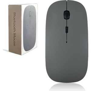 K&L Draadloze Muis - Draadloze Bluetooth Muis Laptop - Stil - Oplaadbaar - Grijs
