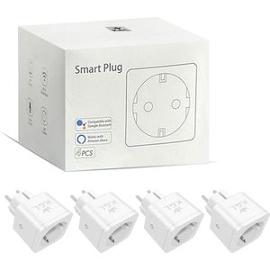 K&L Slimme Stekker - Smart Plug - Incl. Energiemeter & Tijdschakelaar