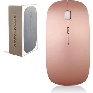 K&L Draadloze Muis - Draadloze Bluetooth Muis Laptop - Stil - Oplaadbaar - Roze