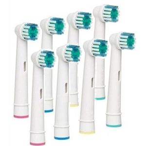 Perfekto24 Opzetborstels Compatibel met Oral B Tandenborstels (8 stuks) - Tandenborstelopzetstukken voor een uitstekende poetservaring - elektrische tandenborstelkoppen voor Oral B