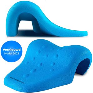 Buzzworldwide - Nekstretcher - Model 2023 - Massagekussen - Nekkussen - Nekmassage apparaat - Schoudermassage - Nek massage - Neck Releaser - Nekpijn kussen - Nek ontspanner - Nekshape - Nekbult kussen - Neck stretcher - Neck cloud - Hoofdkussen