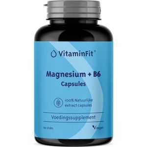 Vitamine B - Magnesium + Vitamine B6 - Capsules - 60 Stuks