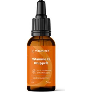 VitaminFit - Vloeibare Vitamine K2 - Plantaardig Supplement - Natuurlijk - 100% Soja-vrij