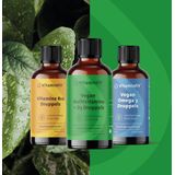 Vegan Pakket - Multivitamine + D3 - Vitamine B12 - Omega 3 - 3 x 50 ml