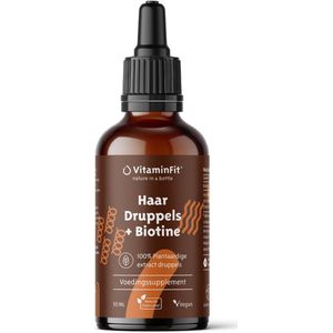 Haardruppels - 100% Natuurlijke Plantenextracten - Arganolie - Amandelolie - Biotine