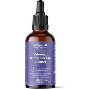 Druppels - Valeriaan & Citroenmelisse - Natuurlijke Rustgever - 50ml