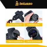 Bolusso Premium Massage Gun - Inclusief 8 Opzetstukken en Gratis E-book