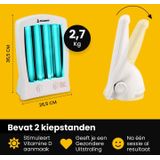 Bolusso Gezichtsbruiner – Gelaatsbruiner incl. 2x Zonnebank Bril – Voor Gezicht en Decolleté – Solarium