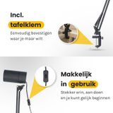 Bolusso Industriële Infraroodlamp voor Spierpijn & gewrichten – Warmtelamp & Lichttherapielamp - Infraroodtherapie 36W