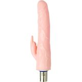 Dildo Rabbit Opzetstuk 12.5cm Wit voor Eroticon Sexmachine