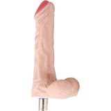Dildo Opzetstuk 16,5cm Wit voor de Eroticon Sex Machine