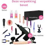 Rhoades Seksmachine met 14 unieke accessoires