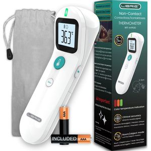 Librie® IRT-M900: 2024 Upgrade - Koortsthermometer voor volwassenen en baby's, Klinische Nauwkeurige en Ultrasnelle Contactloos