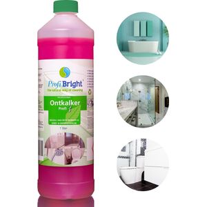 ProfiBright Consument  - Ontkalker Profi3 - Kalkverwijderaar - Kalk weg - Kalk aanslag verwijderaar - Concentraat - Dierproefvrij - 1 liter