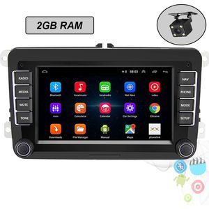 Boscer® Autoradio - Geschikt voor Volkswagen, Skoda & Seat - Apple Carplay & Android Auto (Draadloos) - 2+32GB - Android 12 - Navigatiesysteem - 7 Inch HD scherm