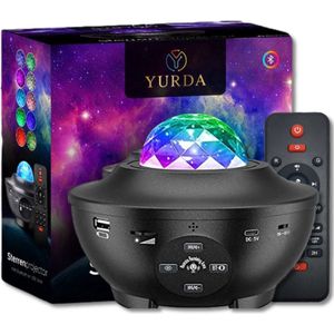 YURDA Originele sterren projector - Galaxy projector - Sterrenhemel - Bluetooth