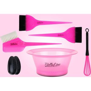 BellaLine - Haarverfset - Compleet - Geschikt Voor Alle Haartypes - Thuis En Salon Gebruik