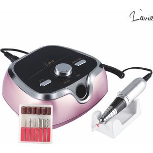 L'avir Nagelfrees complete set - 35000 RPM - Nagelfrees Machine - Elektrische nagelvijl - Manicure en Pedicure set met voetpedaal