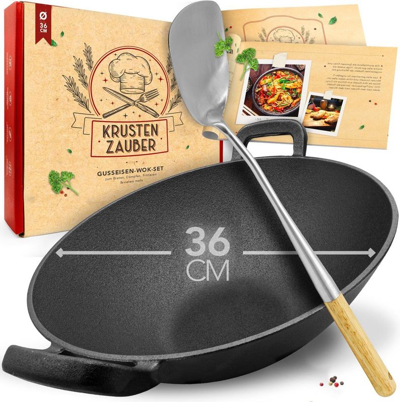 Wokpan - Zwart - Aluminium