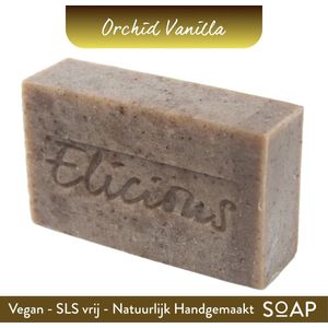 Elicious® - Natuurlijke Zeep - Vanille - Havermout - Handgemaakte Zeep - Biologisch Afbreekbaar - Handzeep - Douchezeep - Halal - Plasticvrij - Alcoholvrij - Vegan - Dierproefvrij - 100gr