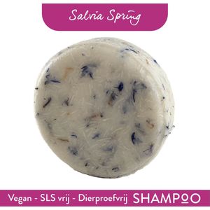 Elicious® - Shampoo Bar - Gevoelige Hoofdhuid - Salvia Spring - Natuurlijke Shampoo - SLS vrij - Plasticvrij - Vegan - Dierproefvrij