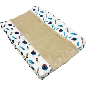Mauties Mama - Aankleedkussenhoes pauwveren beige