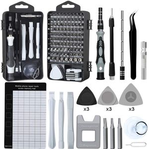 Xd Xtreme - schroevendraaier precisie tools set - 122 delig - multi tool - gereedschap voor precisie werk - S2 staal - duurzaam - met opbergbox - tork - inbus