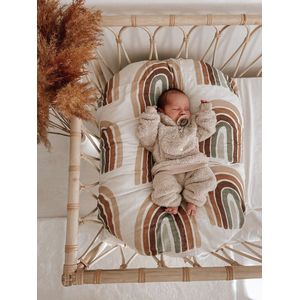 Teddy Two-Piece Beige 6-9 - romper set - baby born kleertjes - baby born - rompertjes baby - Baby romper - Baby kleding - romper lange mouw - baby kleding jongens - baby kleding meisje - baby pakje - Kinder kleding, kerstcadeau, little, dutch
