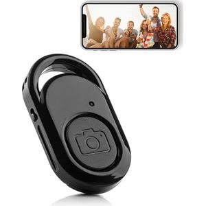 MOJOGEAR Bluetooth remote shutter - afstandsbediening voor smartphone camera – Robuust – Sleutelhanger model - Zwart