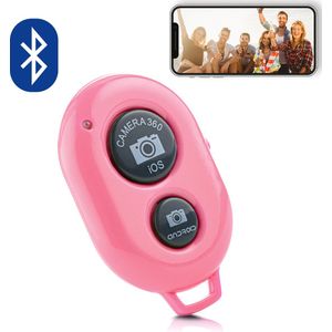 MOJOGEAR Bluetooth remote shutter - Afstandsbediening voor smartphone camera — Compatibel met Android/iOS/Microsoft – Roze